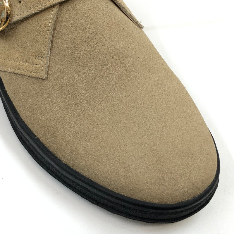 【現状渡し品】【メンズ】 MANEBU マネブ FOOT SUEDE フットスエード チロリアンシューズ 靴 165-260329-hn-05-fur サイズ:43(28.0~28.5cm相当) カラー:ベージュ系 万代Net店