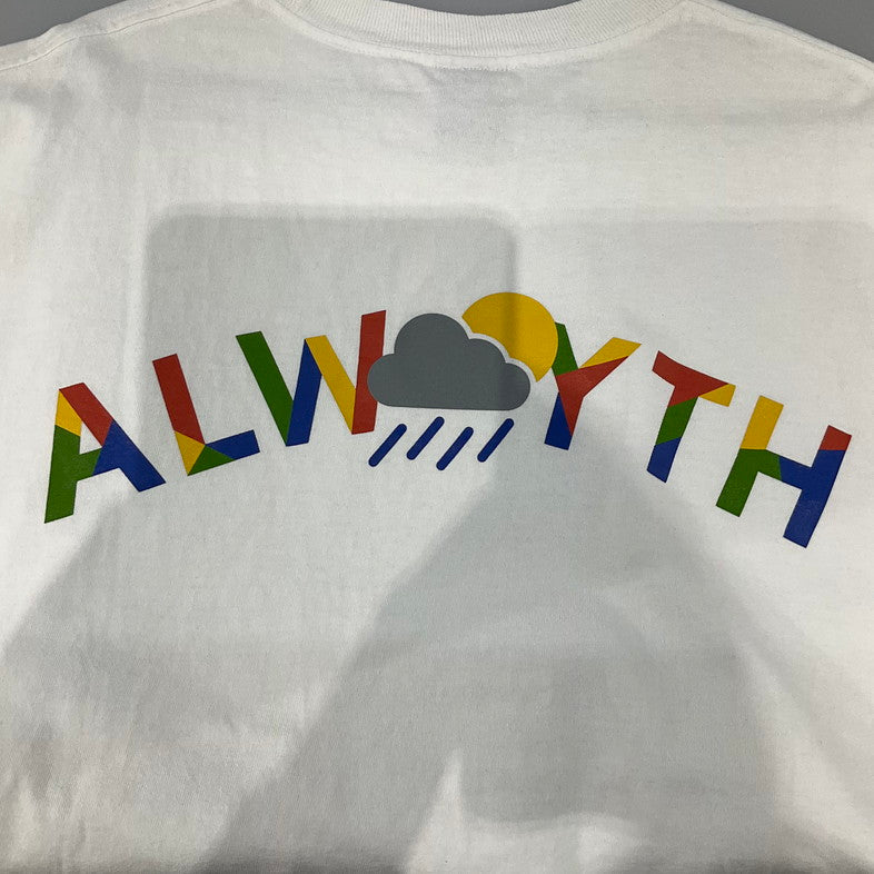 【中古品】【メンズ】 ALWAYTH ALL WEATHER PROOF Tシャツ 147-260321-SS-06-iwa サイズ:L カラー:ホワイト 万代Net店
