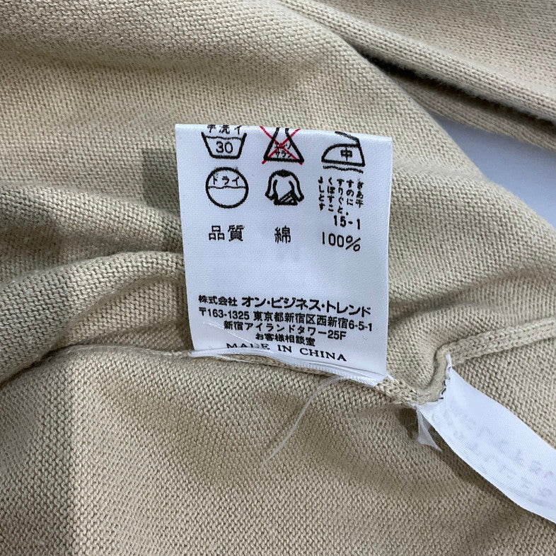 【中古品】【メンズ】 CK CALVIN KLEIN 494089 セーター 141-260324-SS-03-iwa サイズ:M カラー:ベージュ 万代Net店