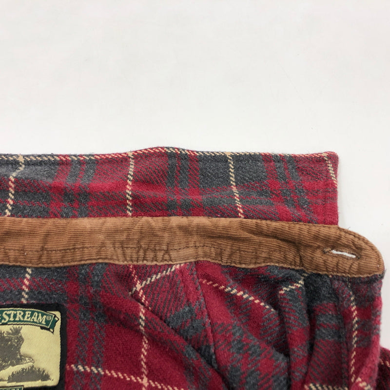 【中古品】【メンズ】 FIELD&STREAM フィールドアンドストリーム FLANNEL CHECK L/S SHIRT フランネル チェックシャツ ネルシャツ 長袖 トップス 146-260625-hn-02-fur サイズ:M カラー:レッド系 万代Net店