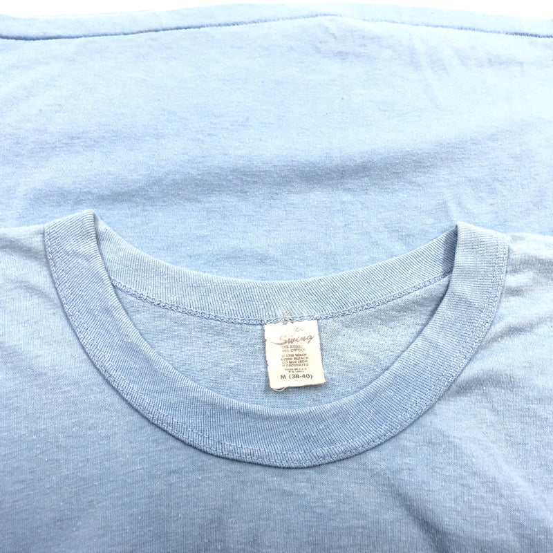 【中古品】【メンズ】 USED ユーズド 80S OLD ENGLISH DRAGON S/S TEE 両シングル 半袖Tシャツ トップス 146-260625-hn-06-fur サイズ:M カラー:ブルー系 万代Net店