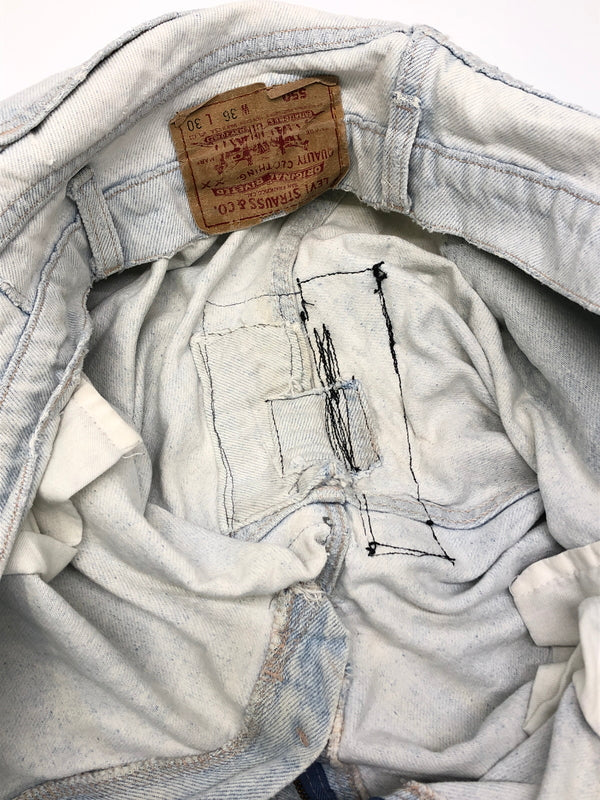【中古品】【メンズ】 Levi's リーバイス Relaxed Fit Tapered 550 Jeans 550 リラックスド フィット テーパード デニム ジーンズ パンツ 156-260820-YS-07-hon サイズ:36 カラー:インディゴ 万代Net店