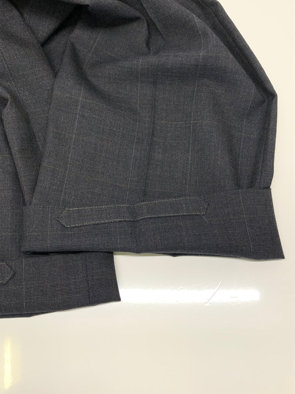 【中古品】【メンズ】 J.PRESS ジェイプレス New England Model Check Suit P11-SR-OV BA-4-0504 ニューイングランドモデル チェック スーツ セットアップ 145-260820-YS-08-hon カラー:グレー 万代Net店