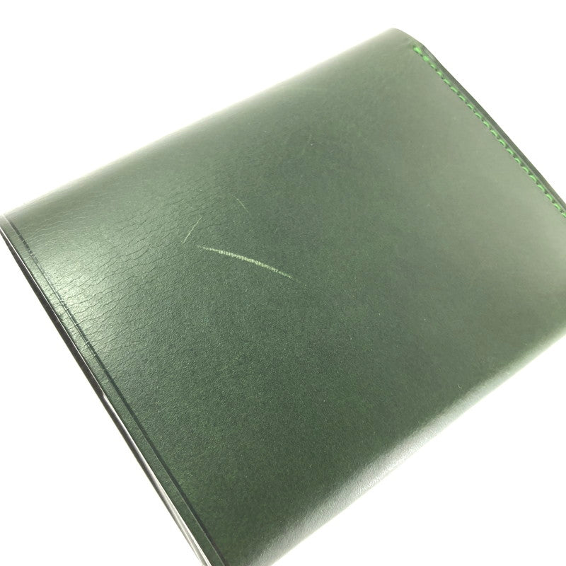 【中古品】【メンズ】 MUNEKAWA ムネカワ MINI WALLET ミニウォレット 二つ折り財布 201-260607-na-04-tagh カラー:グリーン 万代Net店