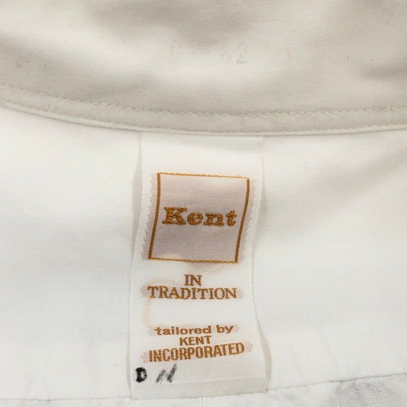 【中古品】【メンズ】 KENT IN TRADITION ケント イントラディション L/S FRONT PLEATS SHIRT フロントプリーツ 長袖シャツ トップス 146-260627-hn-09-fur サイズ:不明 カラー:ホワイト 万代Net店