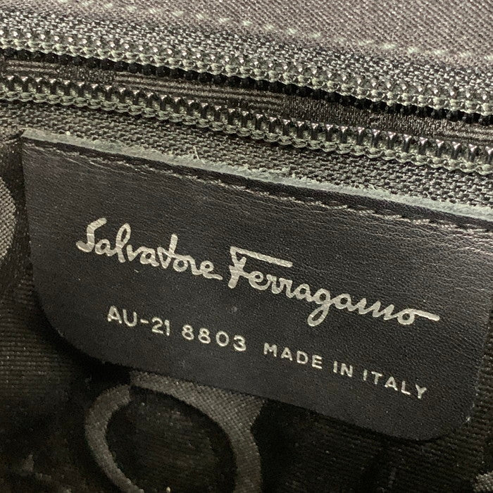 【中古品】【レディース】 Salvatore Ferragamo サルヴァトーレフェラガモ AU-21 8803 トートバッグ ブランド カバン バッグ 180-260131-gm-04-fuz カラー:ブラック 万代Net店