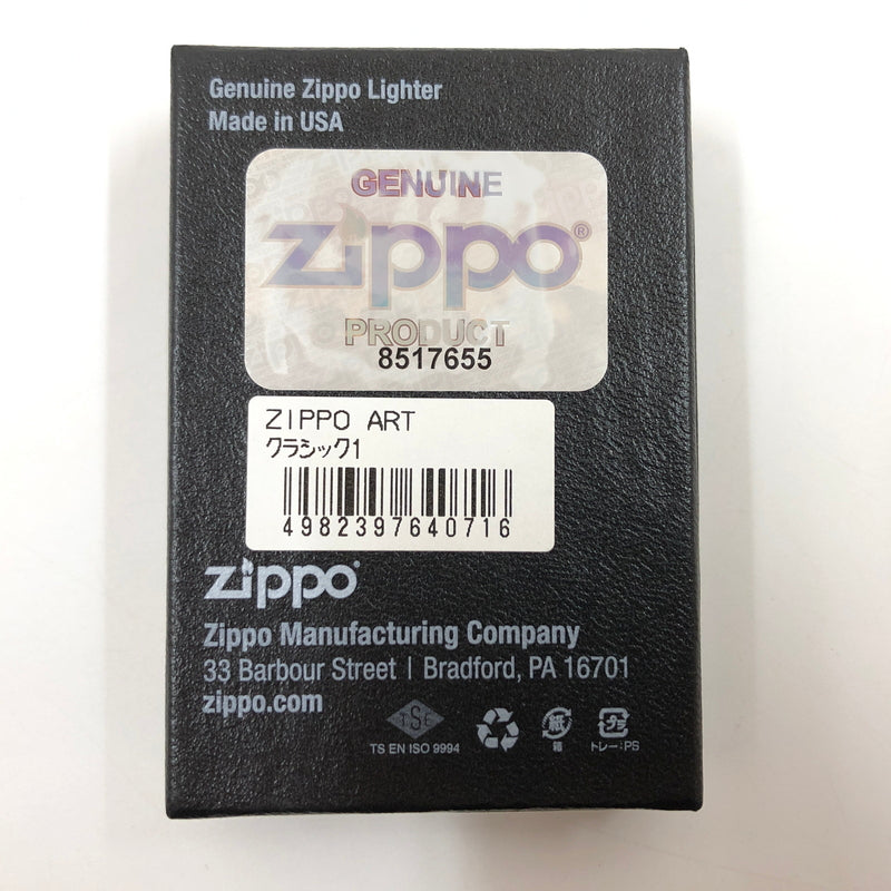 【中古品】【メンズ/レディース】 ZIPPO ジッポ CLASSIC DESIGN OIL LIGHTER クラシックデザイン オイルライター 小物 206-260917-hn-02-fur カラー:シルバー 万代Net店