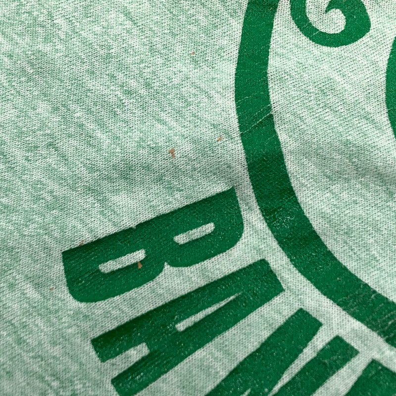 【ジャンク品】【メンズ】 RUSSEL ラッセル "SHAMROCK BAND" S/S TEE 金タグ初期 半袖Tシャツ トップス 146-260628-hn-07-fur サイズ:L カラー:グリーン系 万代Net店