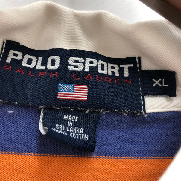 【中古品】【メンズ】 POLO SPORTS ポロスポーツ POLO SPORT ラガーシャツ (fuz) 147-250628-SU-08-tom サイズ:XL 万代Net店