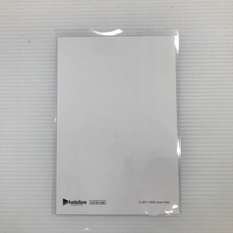 【中古美品】 ホロライブ 百鬼あやめ 誕生日記念2020 箔押しサイン入りポストカード 053-260330-yk-08-tag 万代Net店