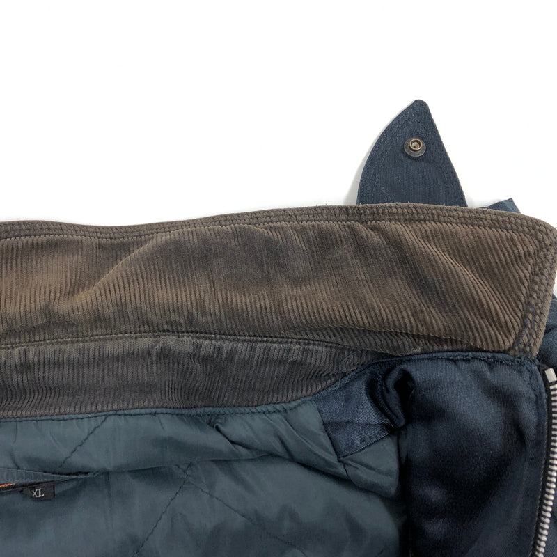 【中古品】【メンズ】 SCHOTT ショット FIREMAN JACKET WK-435-95 ファイアーマンジャケット アウター 146-260919-hn-05-fur サイズ:XL カラー:ネイビー 万代Net店