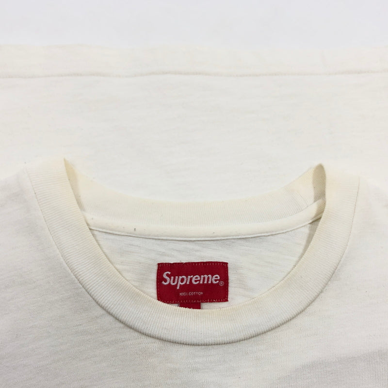 【中古品】【メンズ】 SUPREME シュプリーム SS POCKET TEE ポケット付き半袖Tシャツ トップス 149-260920-hn-04-fur サイズ:M カラー:ホワイト 万代Net店