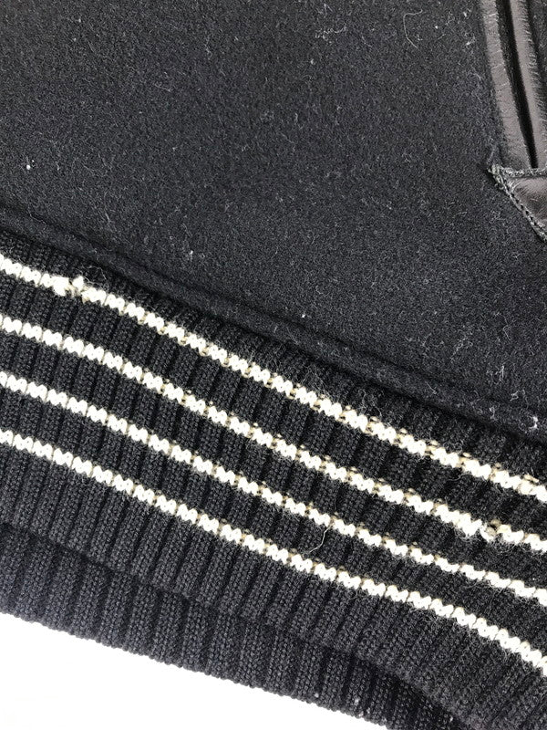 【中古品】【メンズ】 WHITESVILLE ホワイツビル × BACKBONE ブラックボーン コラボ STADIUM JACKET WV10731 732 スタジアムジャケット スタジャン アウター 145-250503-hi-03-tag サイズ:38 カラー:ブラック 万代Net店