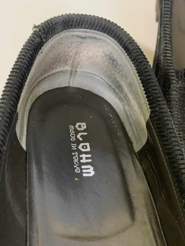 【中古品】【メンズ】 BLOHM ブローム CORDUROY LOAFER コーデュロイ ローファー 靴 165-260707-jt-21-min サイズ:26 1/2 カラー:ブラック 万代Net店