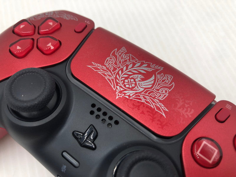 【中古美品】 SONY ソニー PS5 DualSense ワイヤレスコントローラー モンスターハンターワイルズ リミテッドエディション 024-261017-ns-07-teih 万代Net店