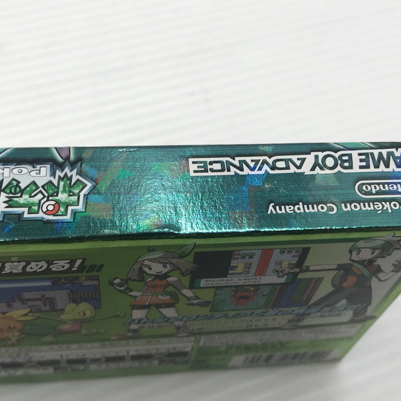 【中古品】 任天堂 GBAソフト ポケットモンスター エメラルド ワイヤレスアダプタ同梱 AGB-R-BPEJ ソフト動作確認済み アダプタサビあり ラベル・箱・説イタミあり 023-260922-ti-11-tagh 万代Net店