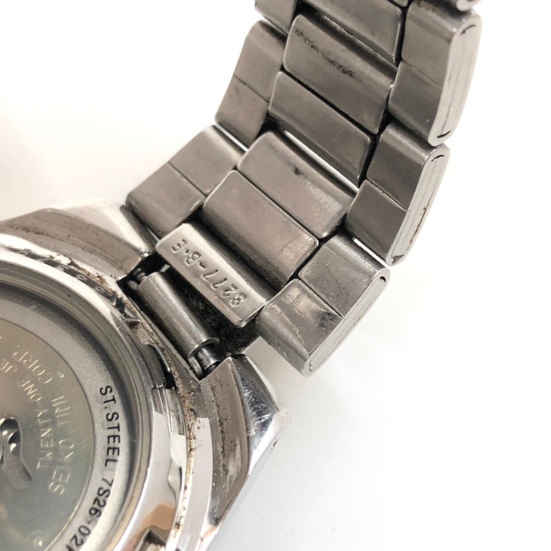 【中古品】【メンズ】 SEIKO セイコー ANALOG WATCH 7S26-02F0 自動巻き アナログ 腕時計 197-260927-hn-05-fur カラー:シルバー系 万代Net店
