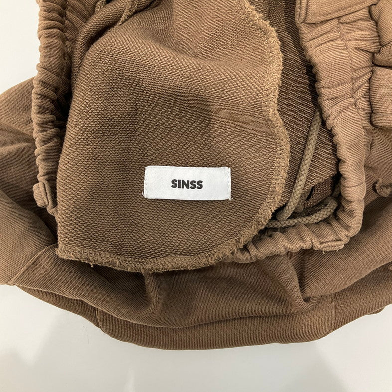 【中古品】【メンズ】 SINSS 2 タックブリーチスウェットパンツ 158-260410-SS-08-iwa サイズ:S カラー:ブラウン 万代Net店