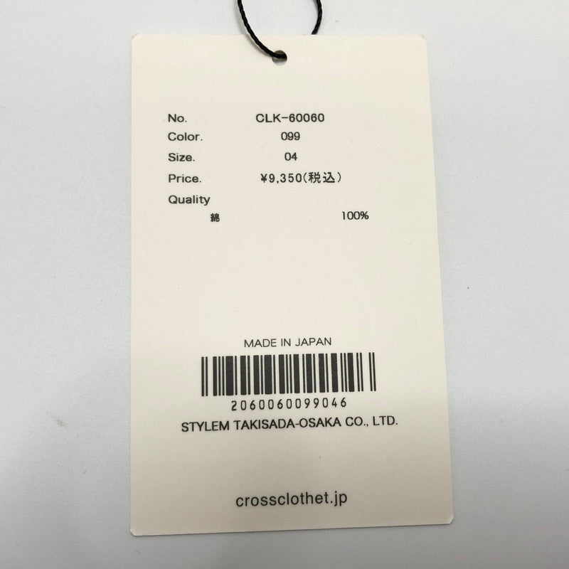 【中古美品】【メンズ】 +CLOTHET クロスクローゼット CLK-60060 スビンプラチナム スムース テーラードTシャツ 半袖 トップス 147-250806-hn-05-fur サイズ:04 カラー:ブラック 万代Net店