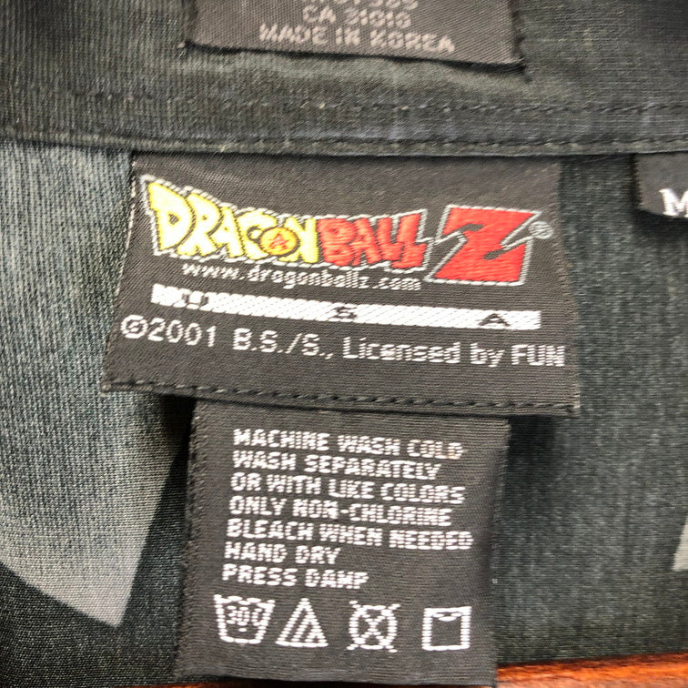 【中古品】【メンズ】 ドラゴンボールZ 00’S USA 半袖シャツ 古着 (fuz) 147-240716-wy-12-tom サイズ:M カラー:ブラック 万代Net店