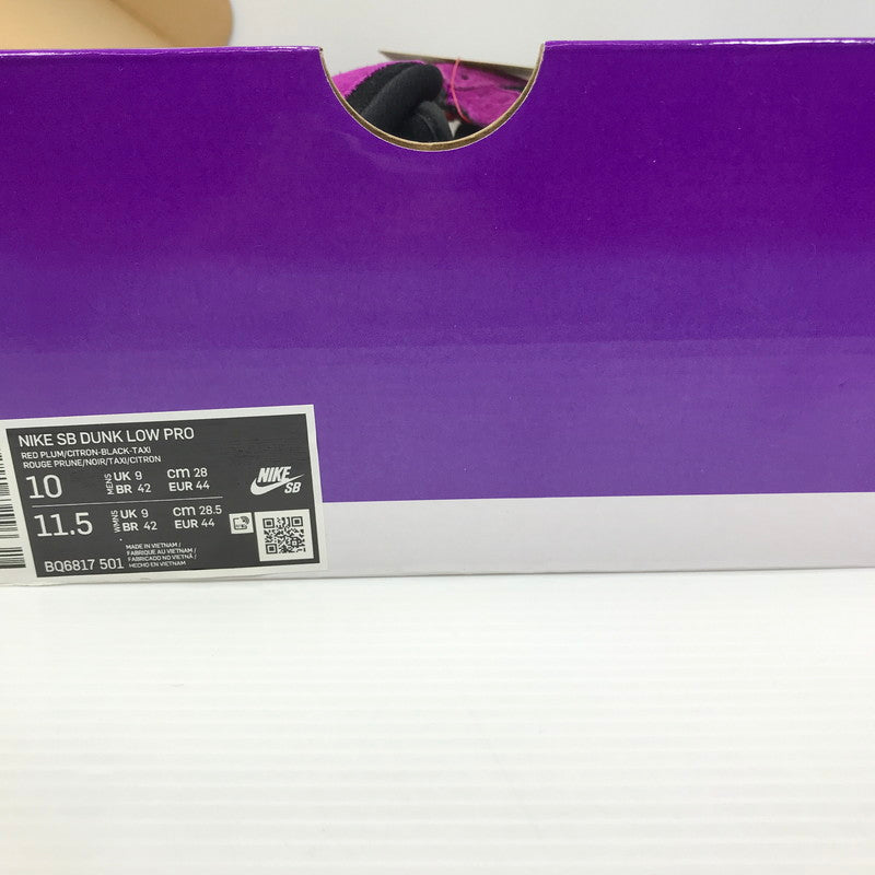 【中古品】【メンズ】 DUNK LOW RED PLUM BQ6817-501 ダンク ロー レッドプラム スニーカー 靴 160-251113-rt-15-tag サイズ:28cm US10 カラー:RED PLUM 万代Net店