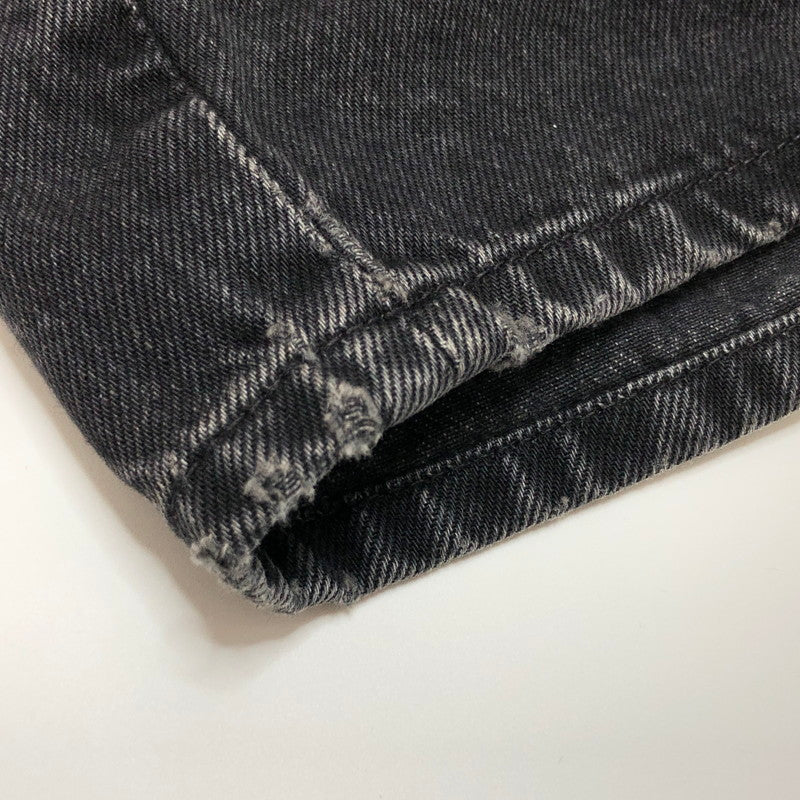 【中古品】【レディース】 CALVIN KLEIN カルバンクライン デニムショートパンツ ボトムス 171-250810-hn-01-fur サイズ:26 カラー:ブラック 万代Net店