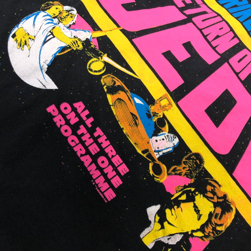 【現状渡し品】【メンズ】 STARWARS スターウォーズ THE EMPIRE STRIKES BACK S/S TEE ジ エンパイア ストライクス バック 半袖Tシャツ トップス 146-260425-hn-02-fur サイズ:L カラー:ブラック 万代Net店