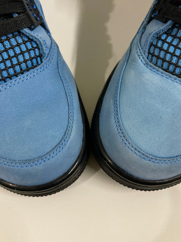 【中古品】【メンズ】 NIKE ナイキ ×TRAVIS SCOTT トラヴィススコット AIR JORDAN 4 RETRO CA 308497-406 エアージョーダン4 レトロ カクタスジャック スニーカー 靴 160-240903-jt-18-min サイズ:US 10 28.0cm カラー:UNIVERCITY BLUE/BLACK 万代Net店