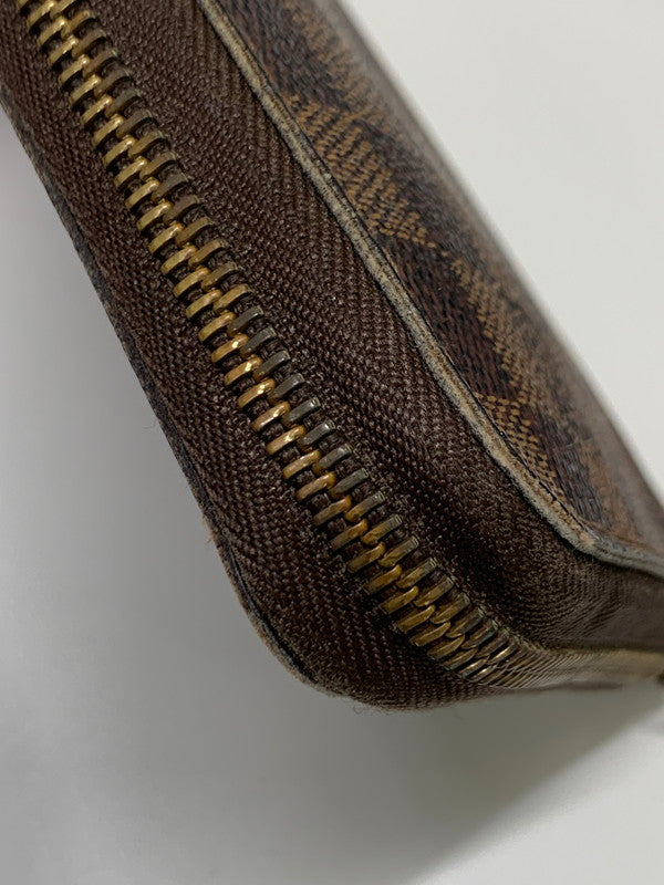 【LIFTる。景品】【中古品】【メンズ】 LOUIS VUITTON ルイ・ヴィトン ダミエ ジッピー オーガナイザー N60003 VI0085 長財布 179-240617-yn-05-min カラー:ブラウン 万代Net店