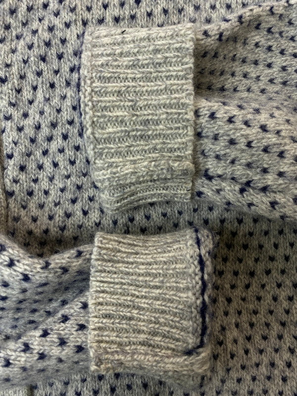 【中古品】【レディース】 WOOLRICH 80'S バーズアイ カーディガン 170-250803-AS-23-min サイズ:L カラー:グレー 万代Net店