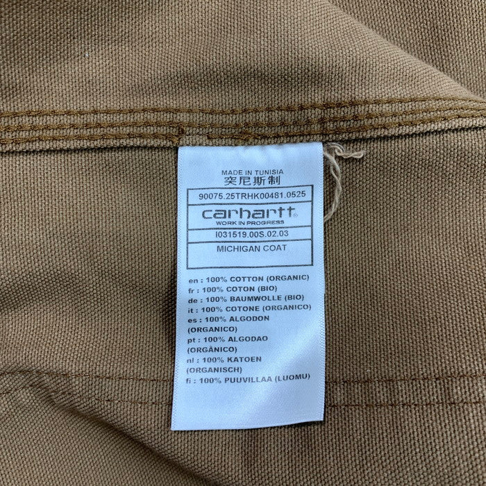 【中古品】【メンズ】 Carhartt カーハート MICHIGAN COAT ミシガンコート ジャケット アウター ブランド 古着 145-260208-gm-23-fuz サイズ:L カラー:ブラウン 万代Net店