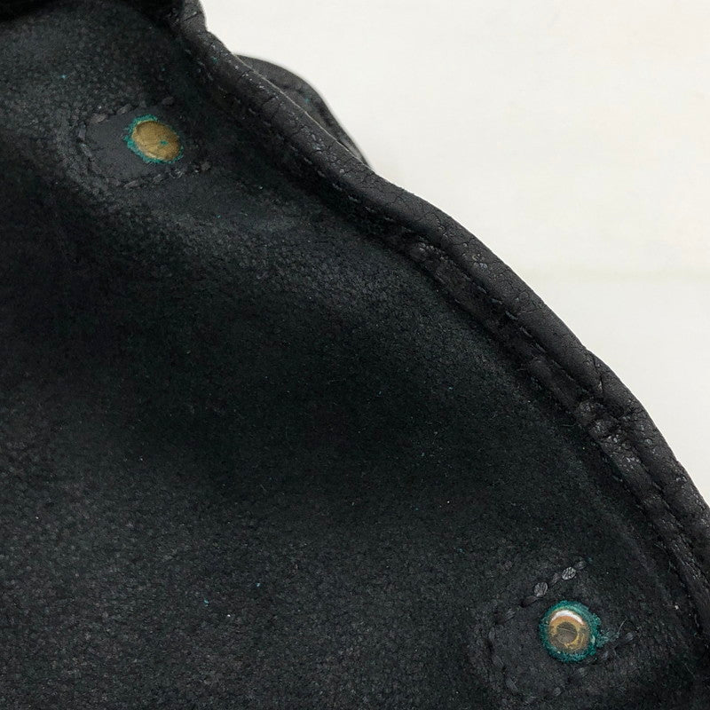 【ジャンク品】【メンズ】 SAMURAI CRAFT サムライクラフト ショルダーバッグ レザー カバン 188-260202-hn-02-fur カラー:ブラック 万代Net店