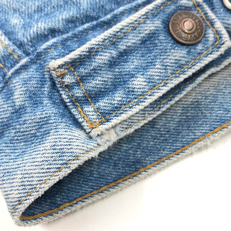 【中古品】【メンズ】 LEVI'S リーバイス DENIM BOA JACKET 70609-0214 USA製 デニムボアジャケット アウター 146-261010-hn-02-fur サイズ:L カラー:インディゴ/ホワイト 万代Net店