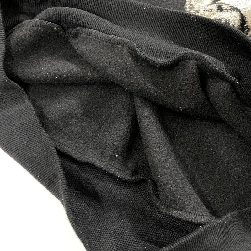 【中古品】【メンズ】 UNKNOWN WHY MEN ARE SCARED OF YOU PRINT SWEAT プリント スウェット 長袖 トップス トレーナー 147-251125-yo-17-tei サイズ:L カラー:ブラック 万代Net店