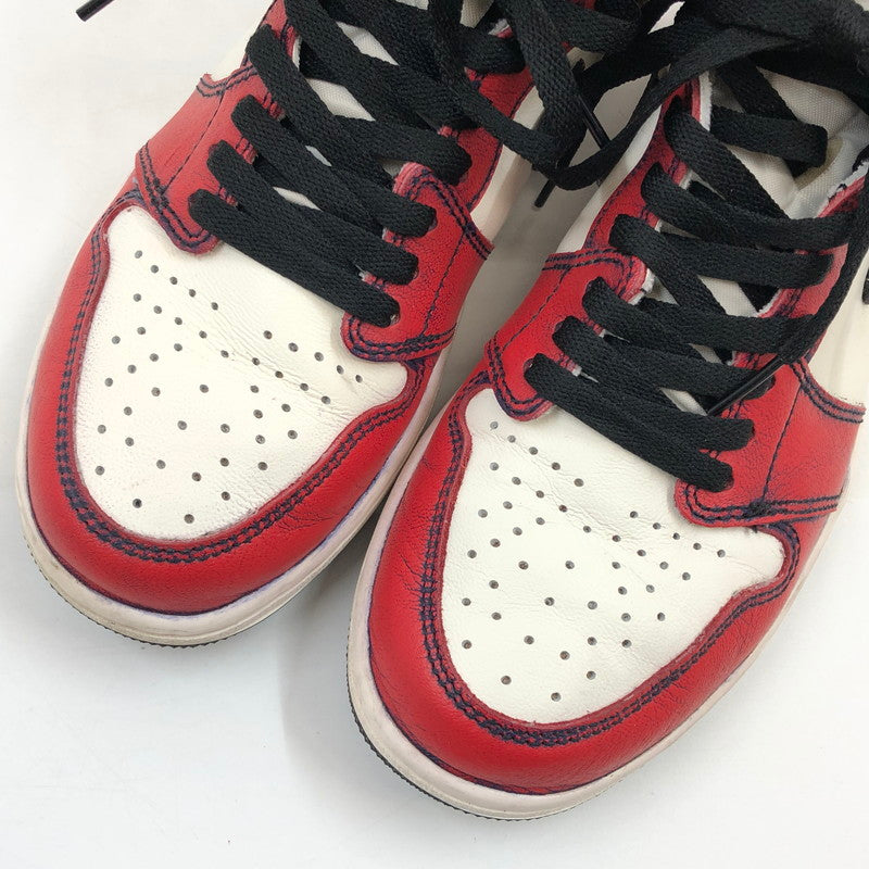 【中古品】【メンズ】 NIKE SB ナイキエスビー × JORDAN ジョーダン AIR JORDAN1 RETRO HIGH "LA TO CHICAGO" エアジョーダン1 ハイ エルエー トゥー シカゴ スニーカー 靴 160-260204-hn-02-fur サイズ:27.0cm US9 カラー:レッド/ホワイト/ブラック 万代Net店