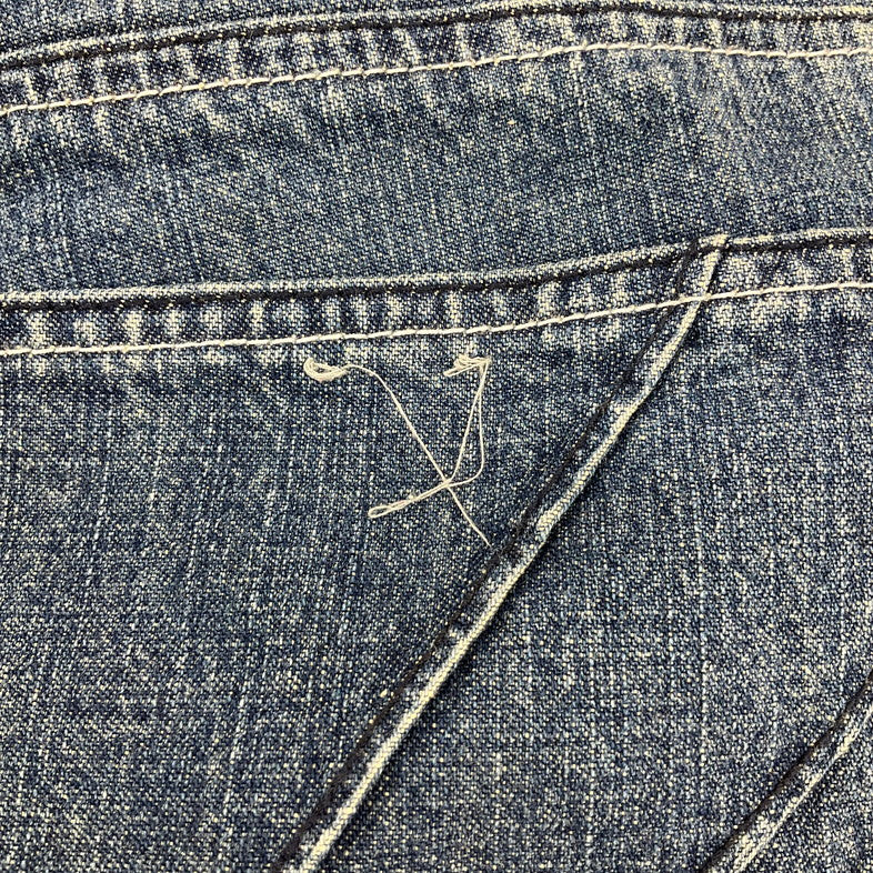 【中古品】【メンズ】 AKADEMIKS アカデミクス ヴィンテージ バギーデニムパンツ 157-260425-SS-06-iwa サイズ:42 カラー:ブルー 万代Net店