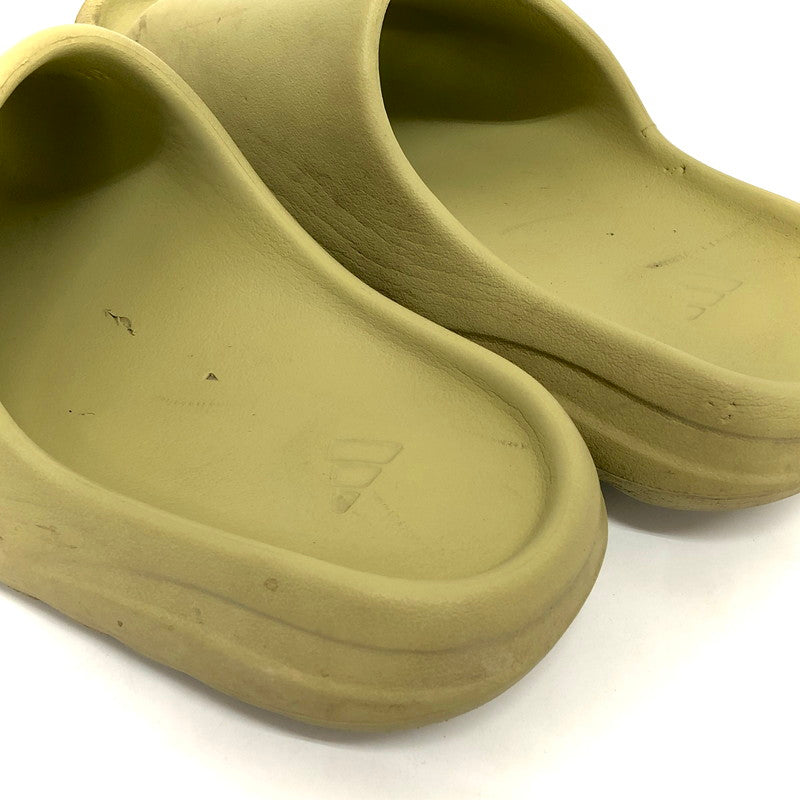 【ジャンク品】【メンズ】 adidas アディダス YEEZY SLIDE Resin FZ5904 イージースライド レジン サンダル 靴 161-260206-rs-07-fur サイズ:9US カラー:グリーン系 万代Net店