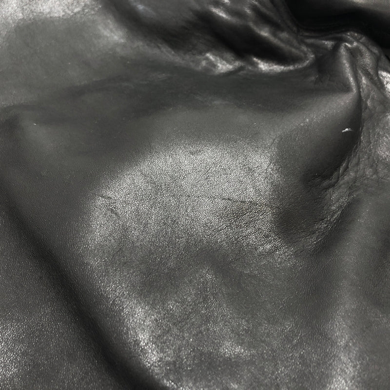 【ジャンク品】【メンズ】 PALMUS SHEEPSKIN LEATHER JACKET レザージャケット アウター 古着 ヴィンテージ 146-261020-rs-01-fur サイズ:フリー カラー:ブラック 万代Net店
