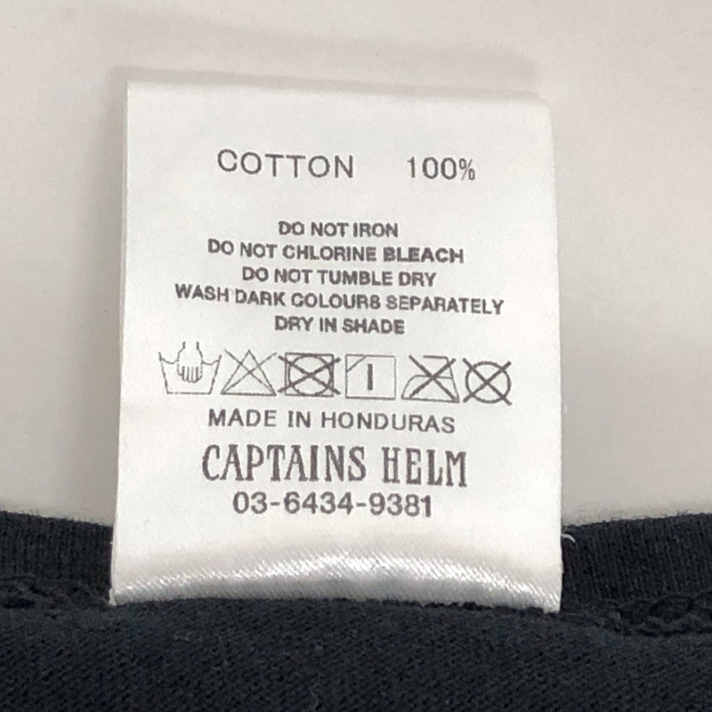 【中古品】【メンズ】 CAPTAINS HELM キャプテンズヘルム × CHALLENGER S/S BITE ME Tee 半袖 Tシャツ トップス ストリート系 142-250901-rs-08-fur サイズ:L カラー:ブラック 万代Net店