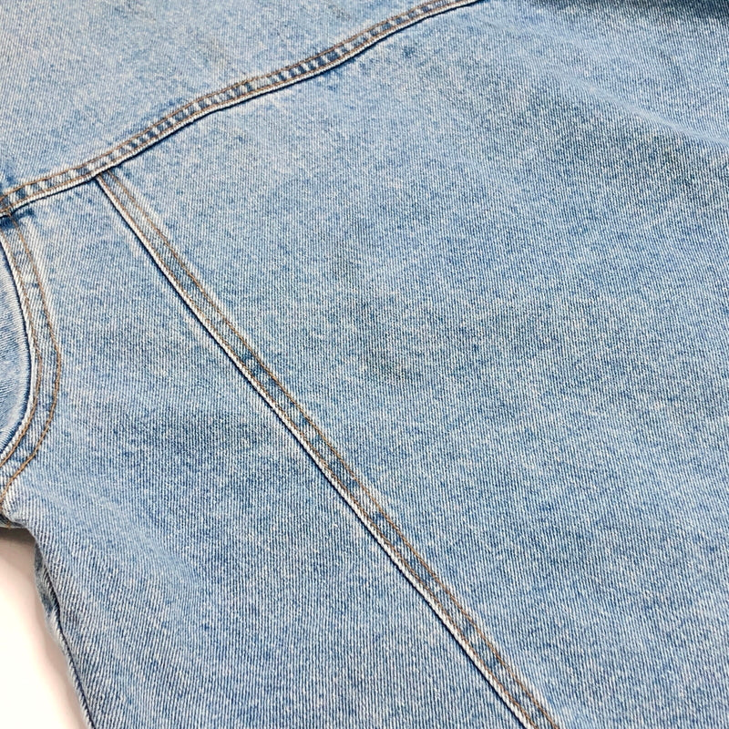 【現状渡し品】【メンズ】 CH APPAREL シーエイチ・アパレル "THE PRICE IS RIGHT" DENIM JACKET デニムジャケット Gジャン アウター 古着 ヴィンテージ 146-261020-rs-10-fur サイズ:L カラー:ライトインディゴ 万代Net店