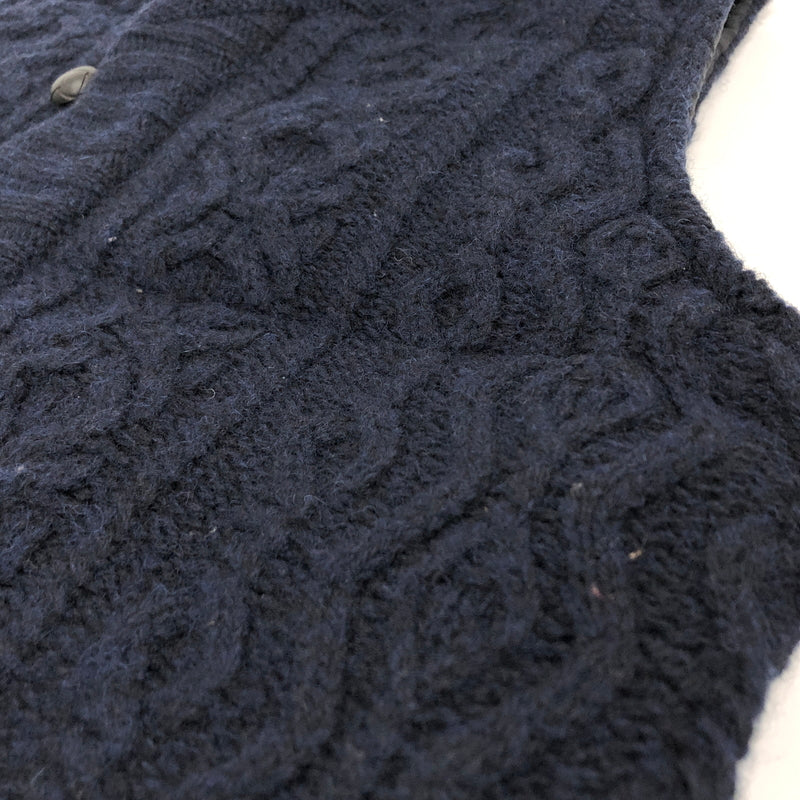 【中古品】【メンズ】 SUGAR CANE シュガーケーン Destiny WOOL VEST ウールベスト ニットベスト 145-260731-rs-02-fur サイズ:38 カラー:ネイビー 万代Net店