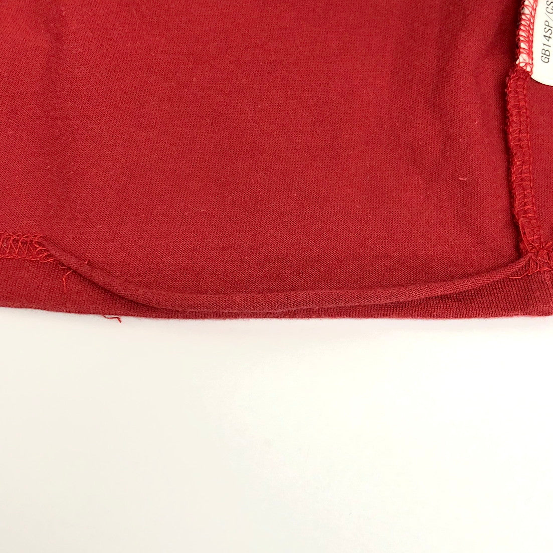 【現状渡し品】【メンズ】 glamb グラム S/S TEE 半袖 Tシャツ トップス ストリート系 142-251204-yu-05-fur カラー:レッド 万代Net店