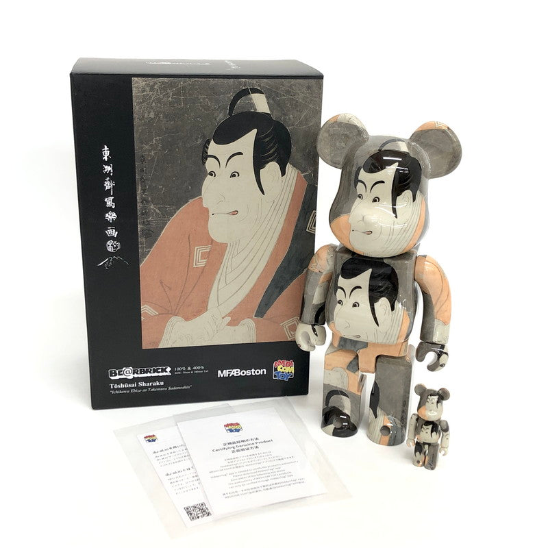 中古品】 BE@RBRICK × 東洲斎写楽 ベアブリック 市川鰕蔵の竹村定之進
