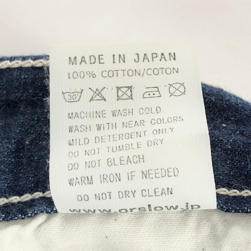 【中古品】【メンズ】 orSlow オアスロウ DENIM PANTS デニムパンツ Gパン ジーンズ ボトムス 151-260805-rs-03-fur サイズ:S(1) カラー:インディゴ 万代Net店