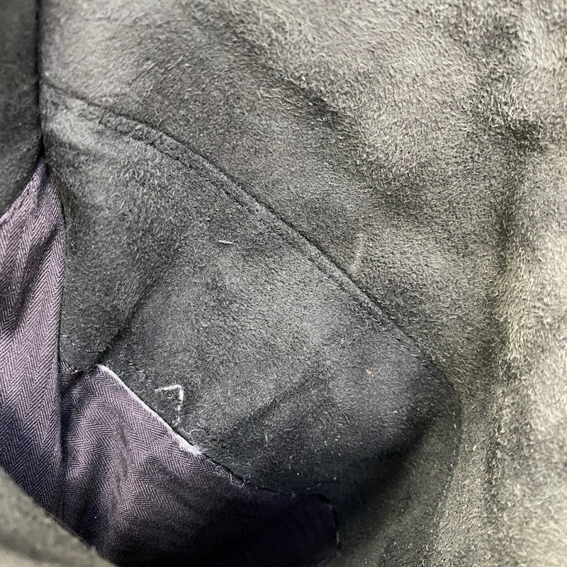 【中古品】【メンズ】 IROQUOIS イロコイ 786200 GOAT SUEDE BALMACAAN COAT ゴート スウェード バルマカーン コート アウター 140-260910-cs-13-izu サイズ:1 カラー:ブラック 万代Net店