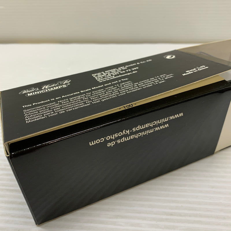 【現状渡し品】 京商 kyosho MINICHAMPS 1/43 ポルシェ 911 GT1 ストリート 1998 ホワイト 433 986803 ミニカー 061-260401-AS-6-min 万代Net店