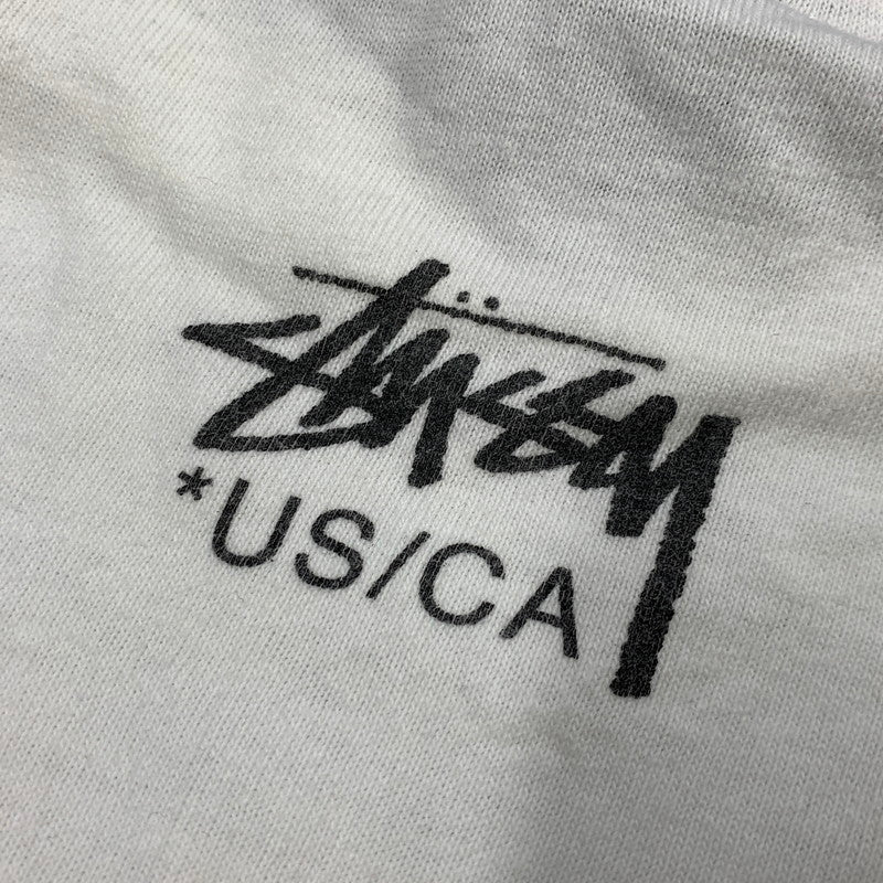 【中古品】【メンズ】 STUSSY ステューシー メキシコ製 RARE VINTAGE STUSSY TEE ショートスリーブ Tシャツ トップス 142-260721-kh-04-izu サイズ:M カラー:ホワイト 万代Net店