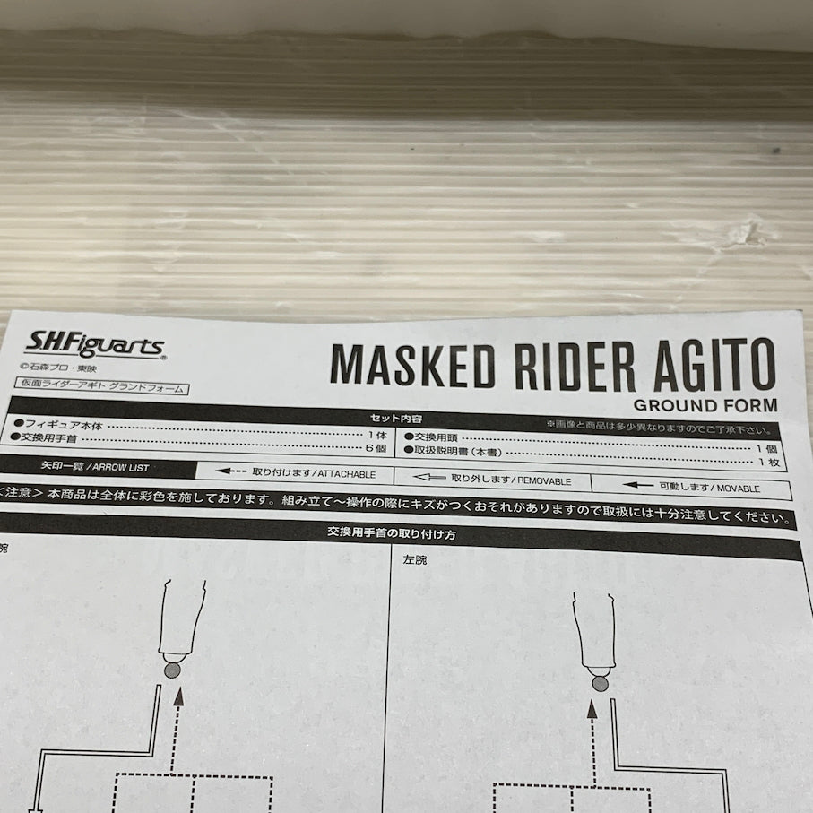 【現状渡し品】 S.H.F 真骨彫製法 仮面ライダーアギト グランドフォーム 042-260630-MS-03-min 万代Net店