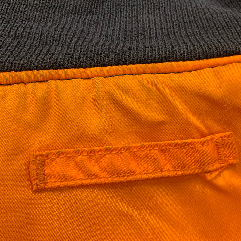 【現状渡し品】【メンズ】 ALPHA INDUSTRIES アルファインダストリーズ SCOVILLジッパー DSA100-69-C-0123 1969年復刻MODEL MA-1 FLIGHT JACKET フライト ジャケット アウター 145-260307-kh-05-izu サイズ:XL カラー:ネイビー×オレンジ 万代Net店