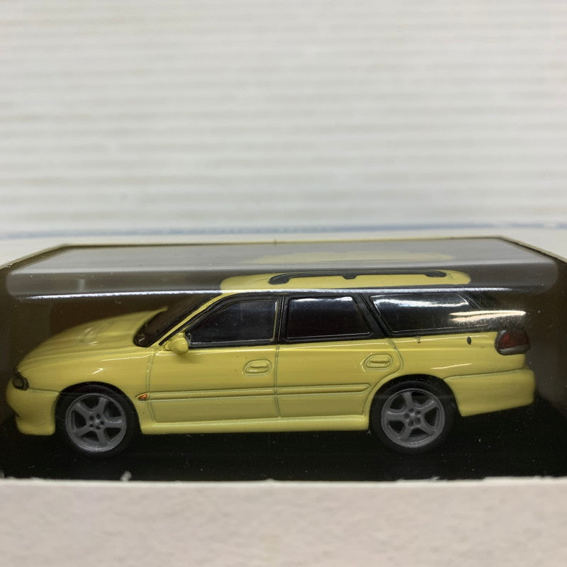【中古品】 京商 kyosho 64 Collection SUBARU Legacy Touring Wagon Yellow ミニカー 061-260401-AS-23-min 万代Net店